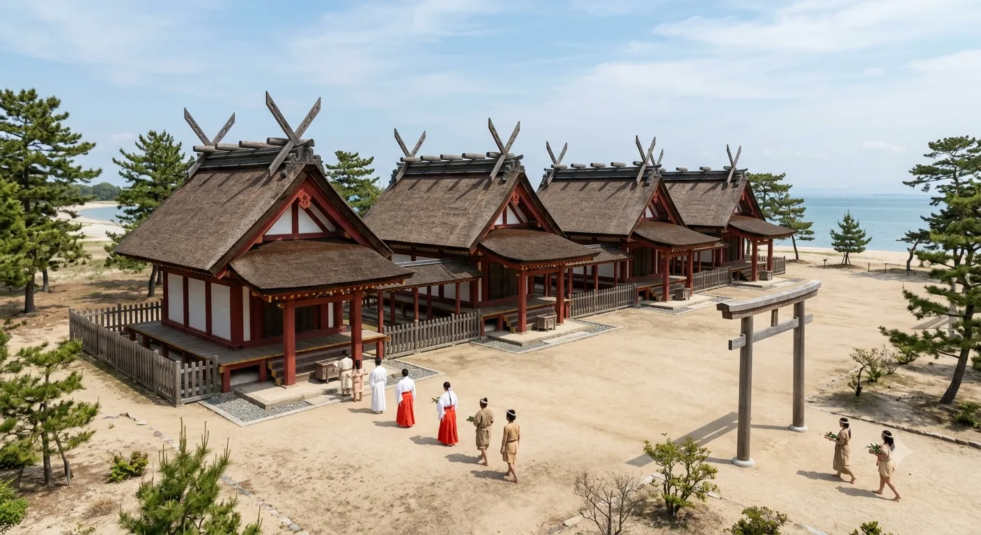 Sumiyoshi Taisha and Sorihashi Bridge